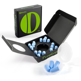 10Pairs Foam Earplugs Disposable Noise Reduction Ear Plugs, Hearing Protection Bulk Ear Plugs for Sleeping Shooting Range, Work, Travel,Concert Blue