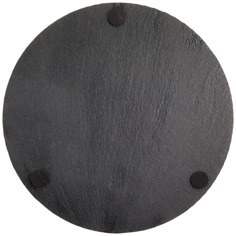 K-World 20cm Round Plate Round Plate Natural Stone Slate Board