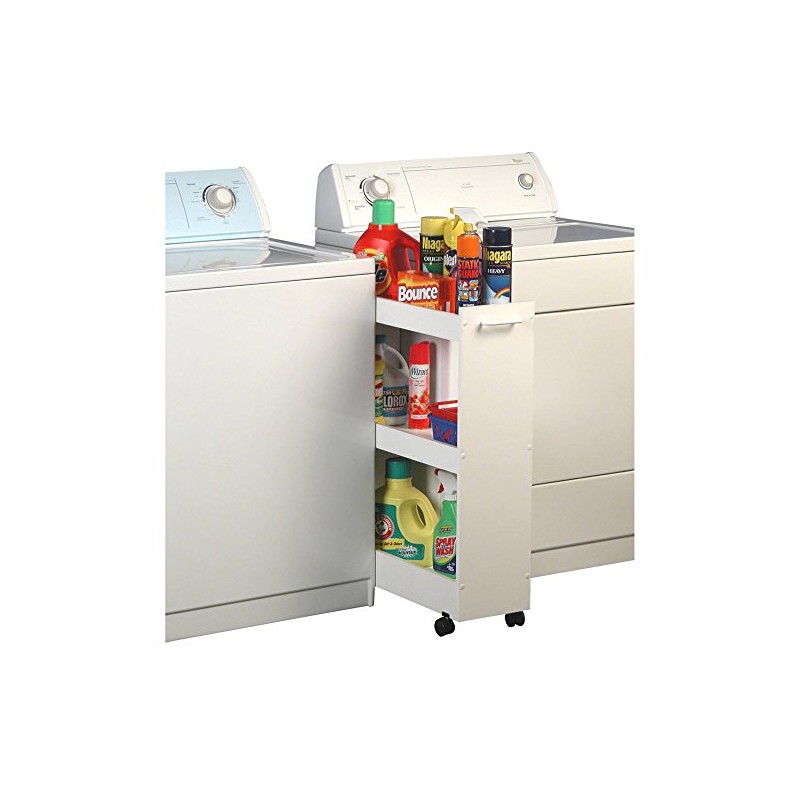 Venture Horizon Mobile Laundry Caddy White