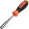 TEKPREM 1/4 Inch Magnetic Bit Holder Screwdriver Handle for Holding