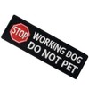 Service Dog Working Do Not Pet Warning Vests/Harnesses Patch Embroidered