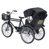 Rickshaw Model Retro Design Decorative Interesting Alloy 3 Wheel Rickshaw