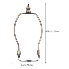 BESTonZON 1pc Shade Bracket Lamp Harps Brass Sconce Adjustable Desk Lamp Metal Lamp Shade Lamp Shade Harp Holder 7 Inch Table Lamp 6 Inch Lamp Harp Stand Pala Lighting Alloy Plating Child