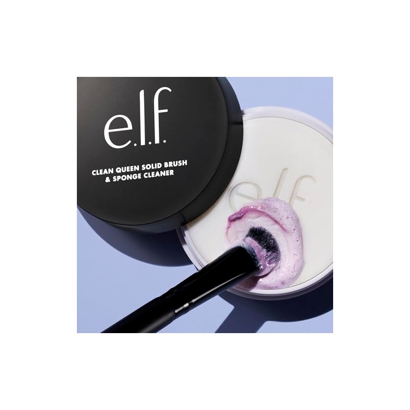 e.l.f. Clean Queen - Limpiador de brochas y esponjas sólidas