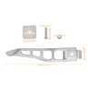 HCmotorku Motorcycle Kickstand Extension Kit Fit For Harley Dyna Street