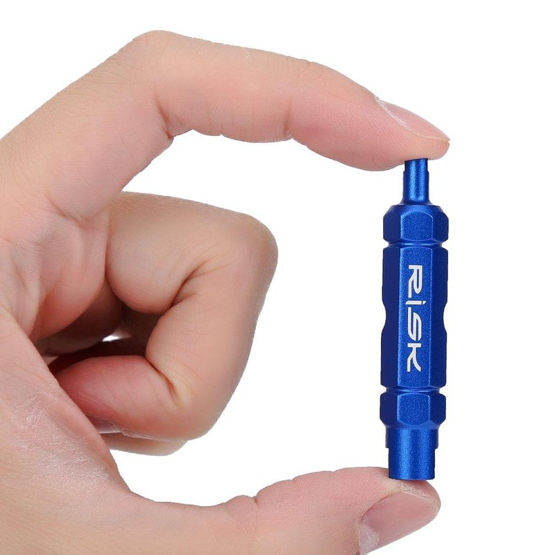 Keenso Bicycle Tyre Valve Removal Tool, Bicycle Aluminium Alloy Tyre