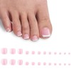 SIVZUMO Pack of 24 12 Sizes Toenails Shiny Press On