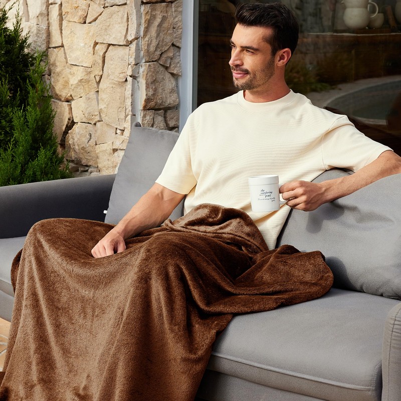 Exclusivo Mezcla Soft Throw Blanket, 127 x 178 CM Fleece