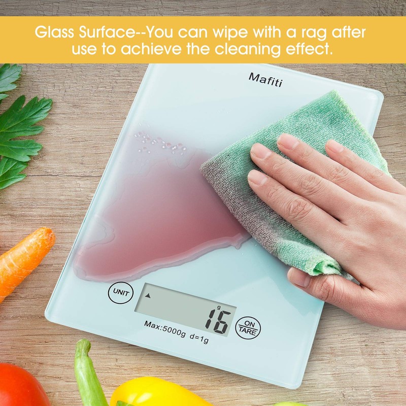 Mafiti MK100 Kitchen Scale,Digital Scale in Grams Ideal for Weighing