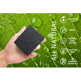 NATURAL AMERICAN ELEMENTS Mens Bar Soap - Masculine Scents, 100% Natural Soap for Men - Essential Oils, Organic Shea Butter - Made in USA, Man Body Wash - 5 oz (6pk)