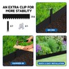 19.7Ft.Galvanized Steel Landscape Edging(6-Pack)-6"x39.4" Metal Garden Edging,7 Clips&Gloves,Hammer-in,No Dig,Rustproof,for Landscaping,Tree