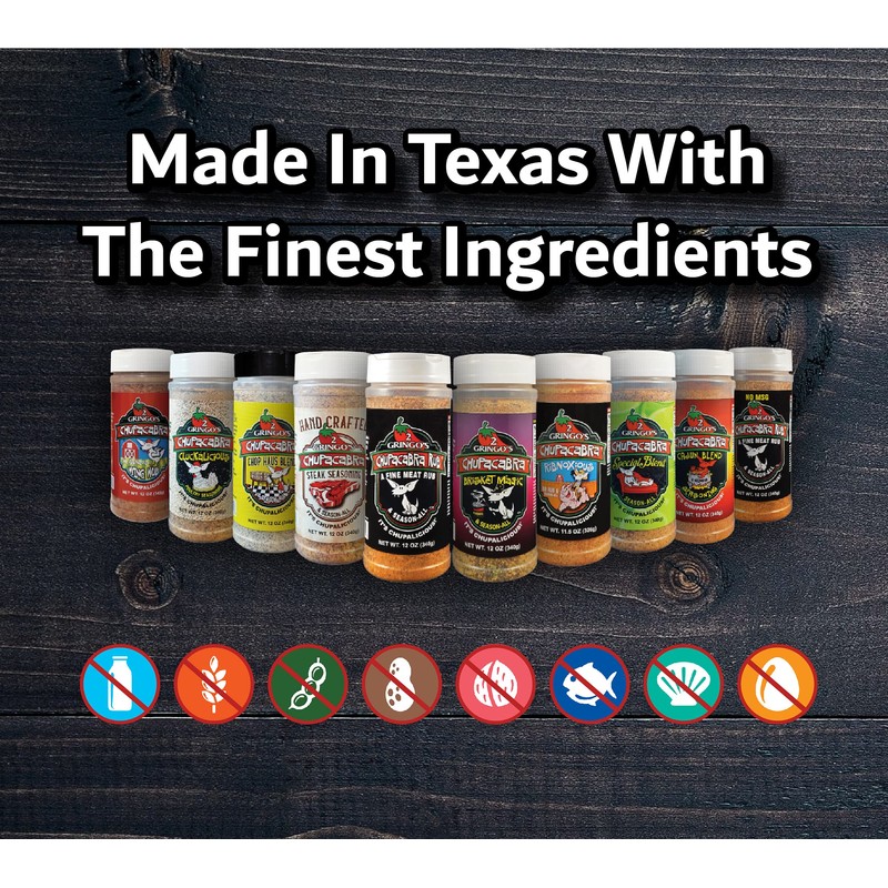 2 Gringos Chupacabra Original Fine Meat Rub, 12 Ounces