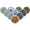 KPAVIR Set of 10 Handmade Ceramic Knobs | Ceramic Cabinet