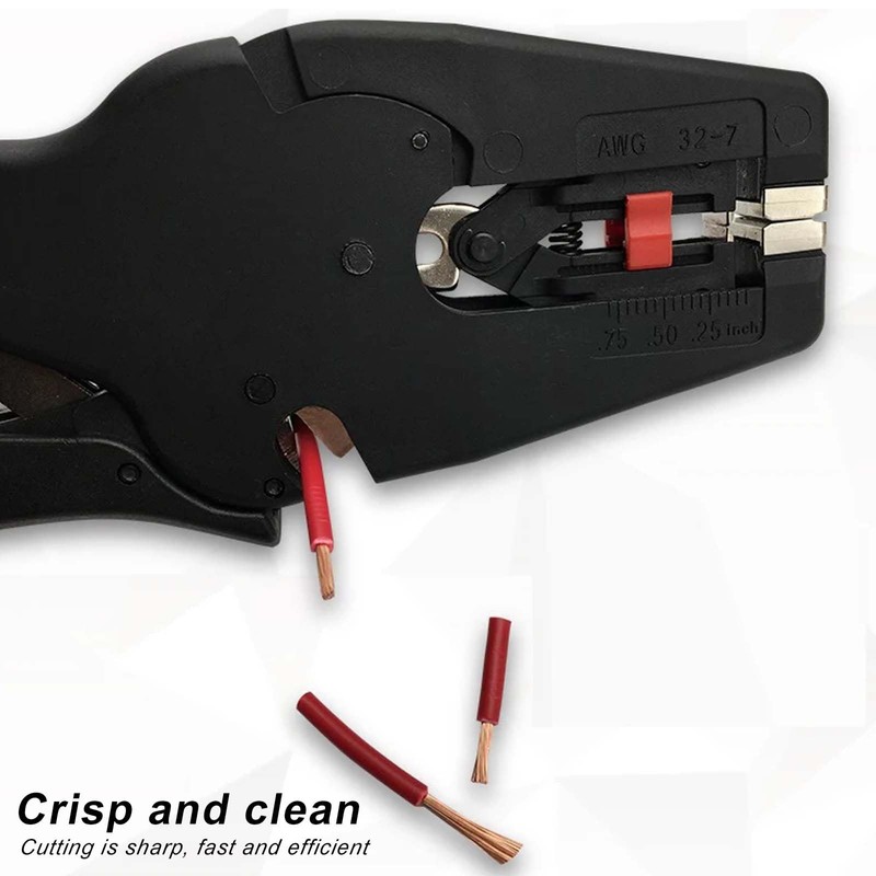 Wire Stripper, 0.03-10 mm² Wire Stripping Tool, Multifunctional with Small