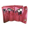 Carol Brochas Para Maquillaje Carol 100% Pelo Camello 12 Pzs