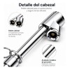 Manómetro Ryvoxel MEA-150X Acero Calibrador 150 PSI Cabeza Doble