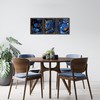 Kalormore 3 Pieces Leopard with Blue Flower Picture Easy to