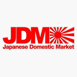 Japanese Domestic Market Jdm (1) Bumper Sticker Window Vinyl Decal 5"