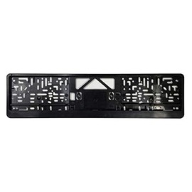 German License Plate Frame - Evolution 1 - Black