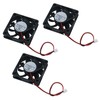 Antrader 3-Pack 60mm x 60mm x 15mm 6015 12V Brushless