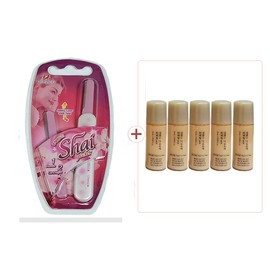 Dorco Shy Pocket Brow Razor x 1 + Sulwhasoo Concentrated Eum Emulsion x 5 ml / 도루코 샤이포켓 눈섭면도기 1개 + 설화수 자음유액 5ml 5개