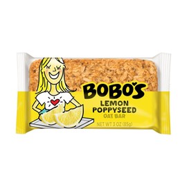 Bobo`s Oat Bars Bobo'S Oat Bars  Lemon Poppyseed Oat Bar   3 Oz