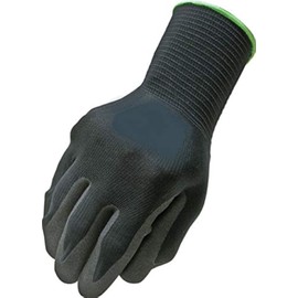 Northstar Tactigrip General Purpose Polymer Coated Gloves Size 11 for 200+ Pound Weight, Black Collar