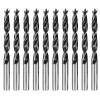 HF Brad Point Woodworking Drill Bit Set 1/4" Drill Hardwood