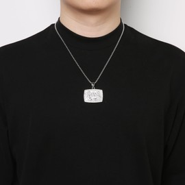 AsAlways Gold Plated Lord's Supper Stainless Steel CZ Engrave Last Supper Jesus with His Disciples Pendant Necklace for Men Hip Hop Religion Jewelry, Stainless Steel, Cubic Zirconia