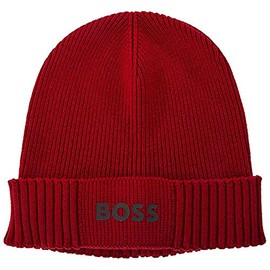BOSS Men's Asic_Beanie Hat, Medium Red616