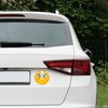 easydruck24de Smile Sticker Eyelashes I kfz291 I Round Diameter 15