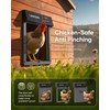LARKBIRD Automatic Chicken Coop Door with Audio Recall Function, Solar