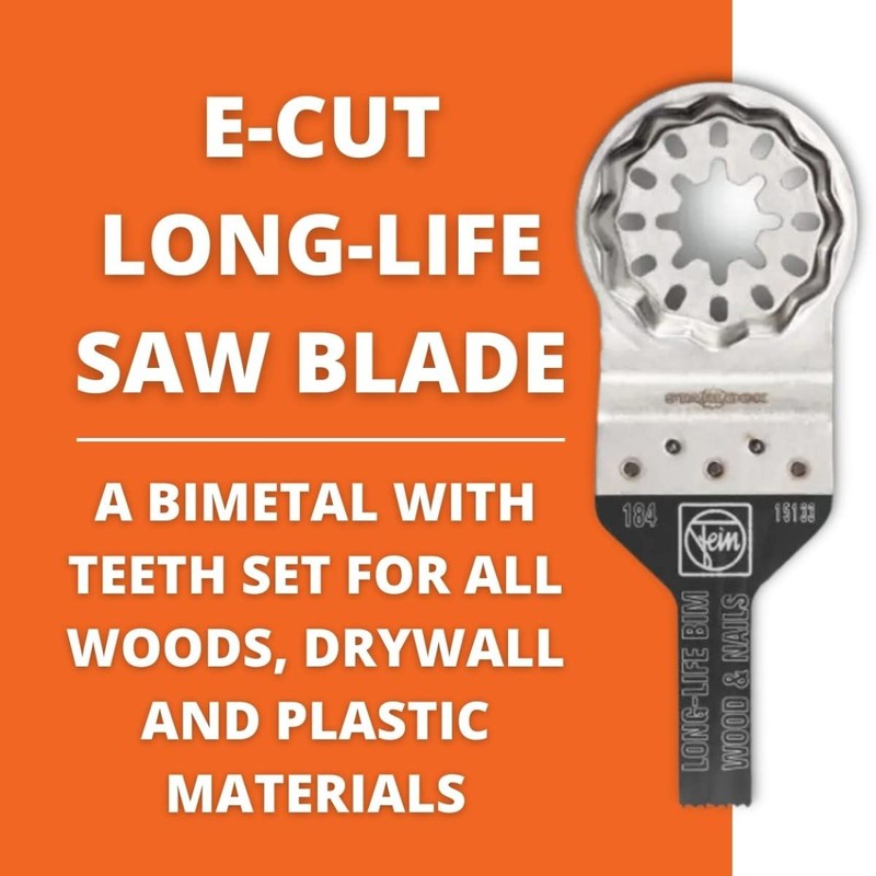 Fein Starlock E-Cut Long-Life Saw Blade - Precision Cutting for