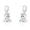 Cat / Dog Hoop Earrings for Women 925 Sterling Silver