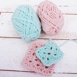 ThreadArt Chenille Yarn for Crocheting, Knitting, Amigurumi, Super Soft Plush Velvet Yarn - 50 Gram 60 yds #5 Fluffy Yarn Skeins - Magenta 20