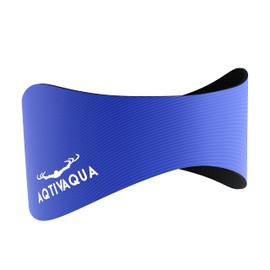 AqtivAqua Swimming Headband Swim Ear Band Protection Cover Swim Headband for Kids Adults Men Women Toddlers Ear Plugs in (Color: Navy, Size: Medium)