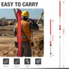 MOETER Laser Grade Rod - 2.4M Aluminum Grade Stick for