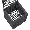 TREATLIFE HOME Trellis Raised Garden Bed with Removable Pot, Rattan
