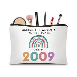 CoCoCherry 16th Birthday Gifts Girl,16th Birthday Gifts Cosmetic Bags,Sweet 16 Gifts for Girls,Presents for 16 Year Olds Girl(2009)