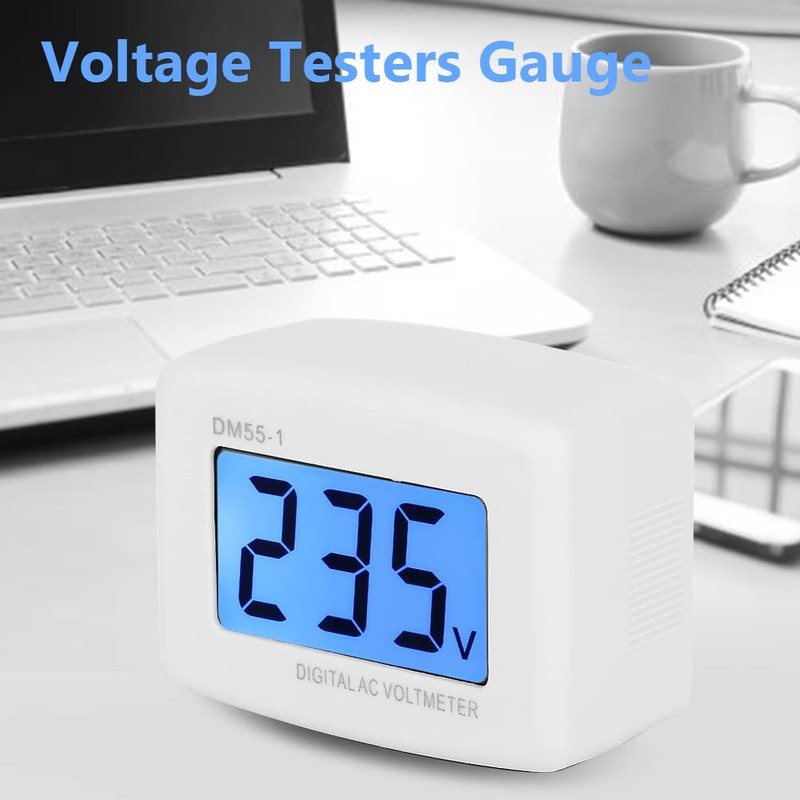 LCD Voltmeter,110V/220V Household LCD Digital AC 80-300V Voltmeter Electrical Instruments