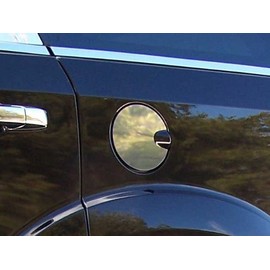 707Motoring Stainless Polished Chrome Gas Door Cover Trim (NOT a Replacement, Overlay Trim ONLY) 1PC, Compatible with Dodge Durango 2004-2009 (4-Door, SUV)