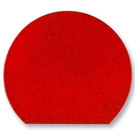Half Moon Placemat Small Marble Red 3Y – 201