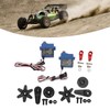 2Pcs 7KG 2065 RC Servo Waterproof Low Noise Gearbox Servo
