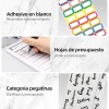 Carpeta A6 HHads 107H-abc gris liso x Unidad