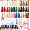 COSCELIA 33Pc Gel Nail Polish Kit with U V Light,
