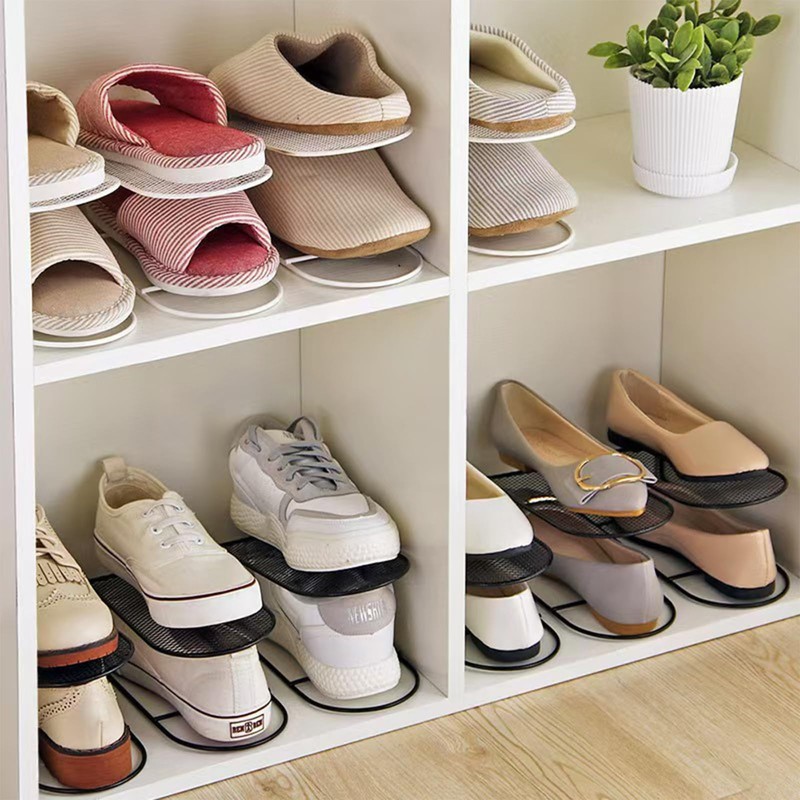 CiBiZi Shoe Slots Organizer 12Pack Metal Shoe Stackers for a