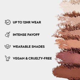 Urban Decay Naked Mini Sin – Paleta de Sombras de Ojos, 6 Tonos Rosados con Acabado Mate, Satinado y Metálico, Alta Pigmentación y Larga Duración, Veg