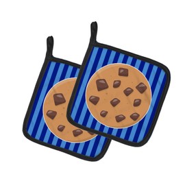 Caroline's Treasures BB6820PTHD Cookie Monster Pair of Pot Holders Kitchen Heat Resistant Pot Holders Sets Oven Hot Pads for Cooking Baking BBQ, 7 1/2 x 7 1/2
