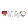 Taco Stand Stainless Steel 3 Grid V Shaped Glossy Taco