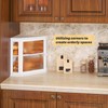 Furshus Corner Bread Box for Kitchen Countertop,Bread Storage for Homemade